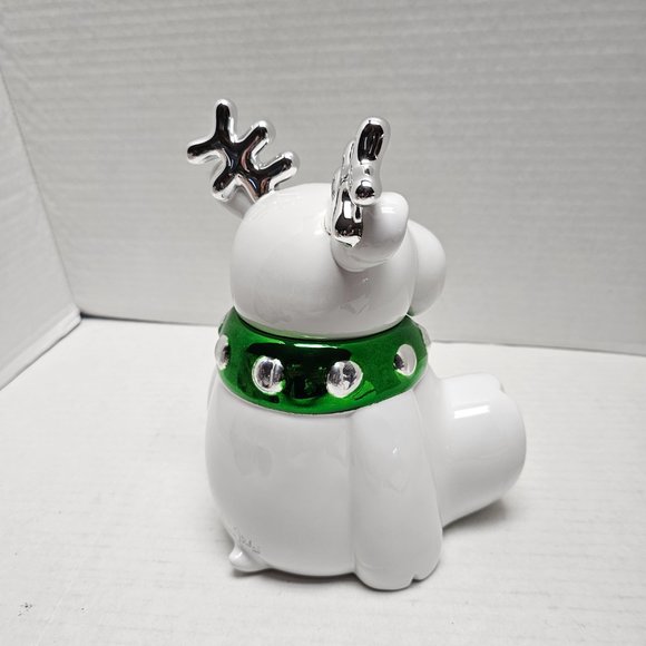 2009 Harry Slatkin Reindeer Jingles Scented Candle Signed Fresh Balsam Rare - Picture 3 of 16